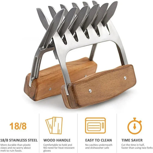 Amerivale™ BBQ Meat Claws | Shred, Lift & Serve with Total Control